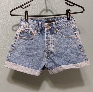 NWT Light Wash Denim High-Waist Shorts
